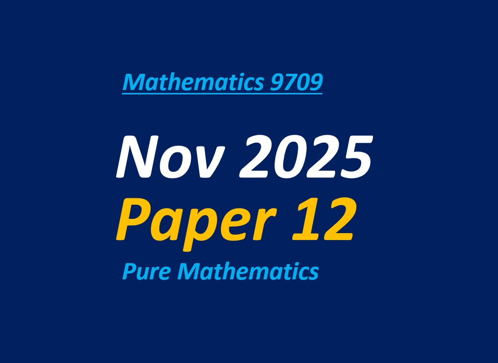 Nov 2025 Paper 12